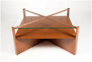 mesas de centro de madera natural